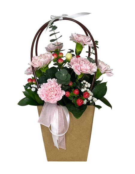 Pink Carnations Bloom Bag