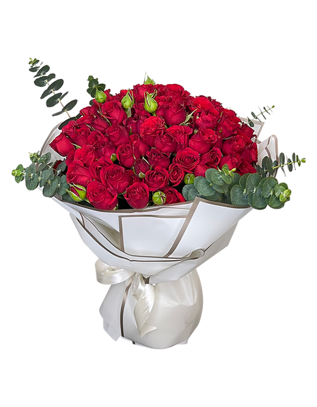 Timeless Love 99 Miniature Rose Bouquet