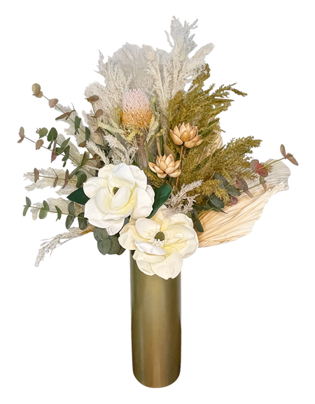 Golden Rustic Splendour Tall Reception Display