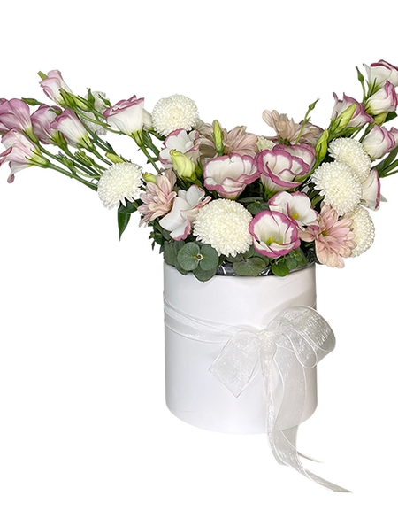 Delicate Two Tone Purple Bloom Box