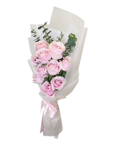 Delicate Pink Rose Bouquet