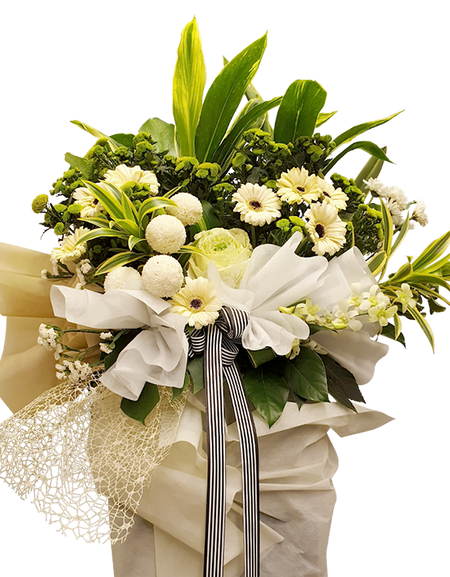 Purity  Condolences Wreath