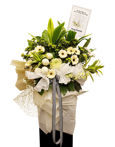 Purity  Condolences Wreath