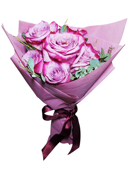 Eternal Love (2Tone Pink/Purple Rose Bouquet )