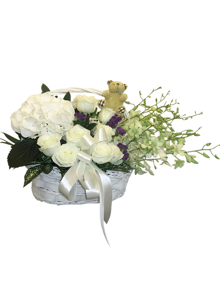 White Wonderland with Mini Bear