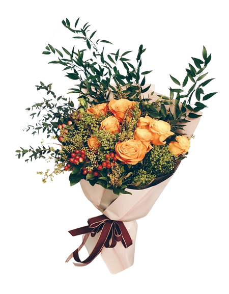 Rustic Glow Rose Bouquet