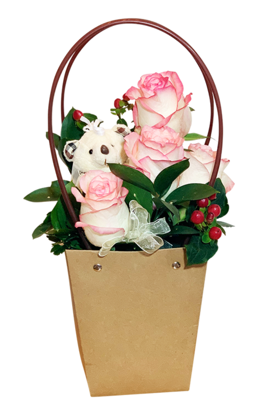 Bloom bear roses on sale