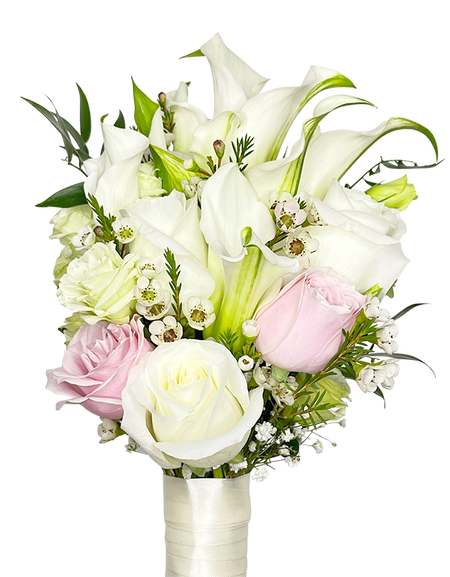 Calla Lilies Bridal Hand Tied Bouquet
