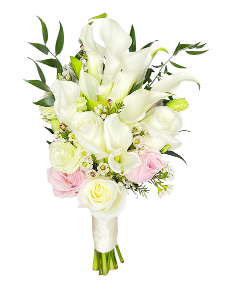 Calla Lilies Bridal Hand Tied Bouquet
