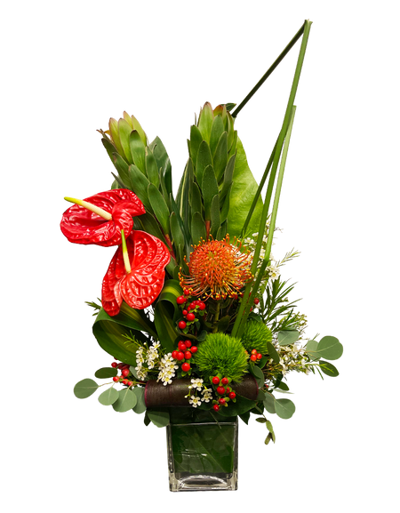 Red Flamingo Tropical Tower (Medium)