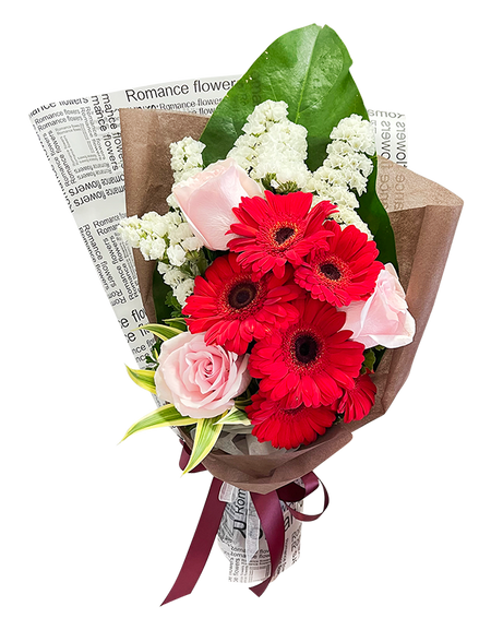 Crimson Gerbera Bouquet