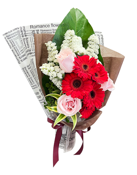 Crimson Gerbera Bouquet