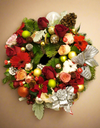 Christmas Wreath ( Fresh Flowers )