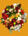 Christmas Wreath ( Fresh Flowers )