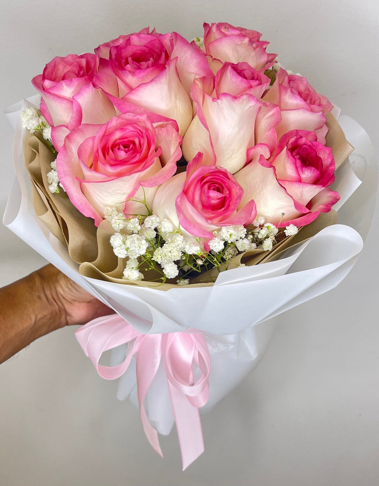 Angelic Pink Rose Bouquet