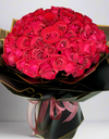 99 Red Roses I Eternal Love Grand Bouquet in Black & Gold