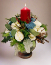 Seasonal Elegance Rose and Candle