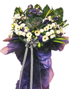 Dignity I Condolence Flower Stand