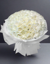 99 White Roses | Forever Love Grand Bouquet