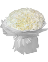 99 White Roses | Forever Love Grand Bouquet