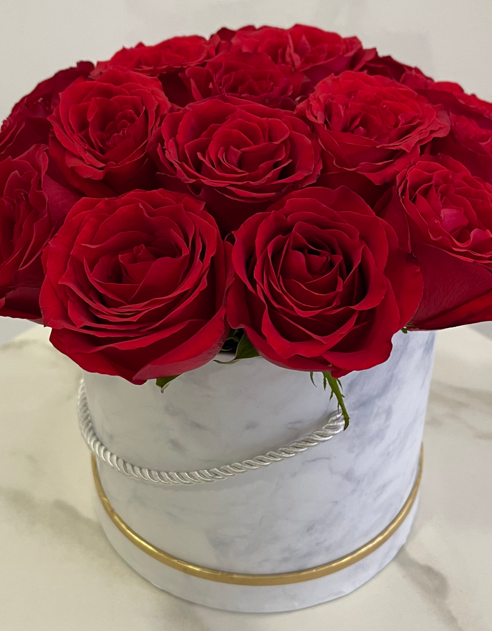 Red Rose in Elegant Bloom Box