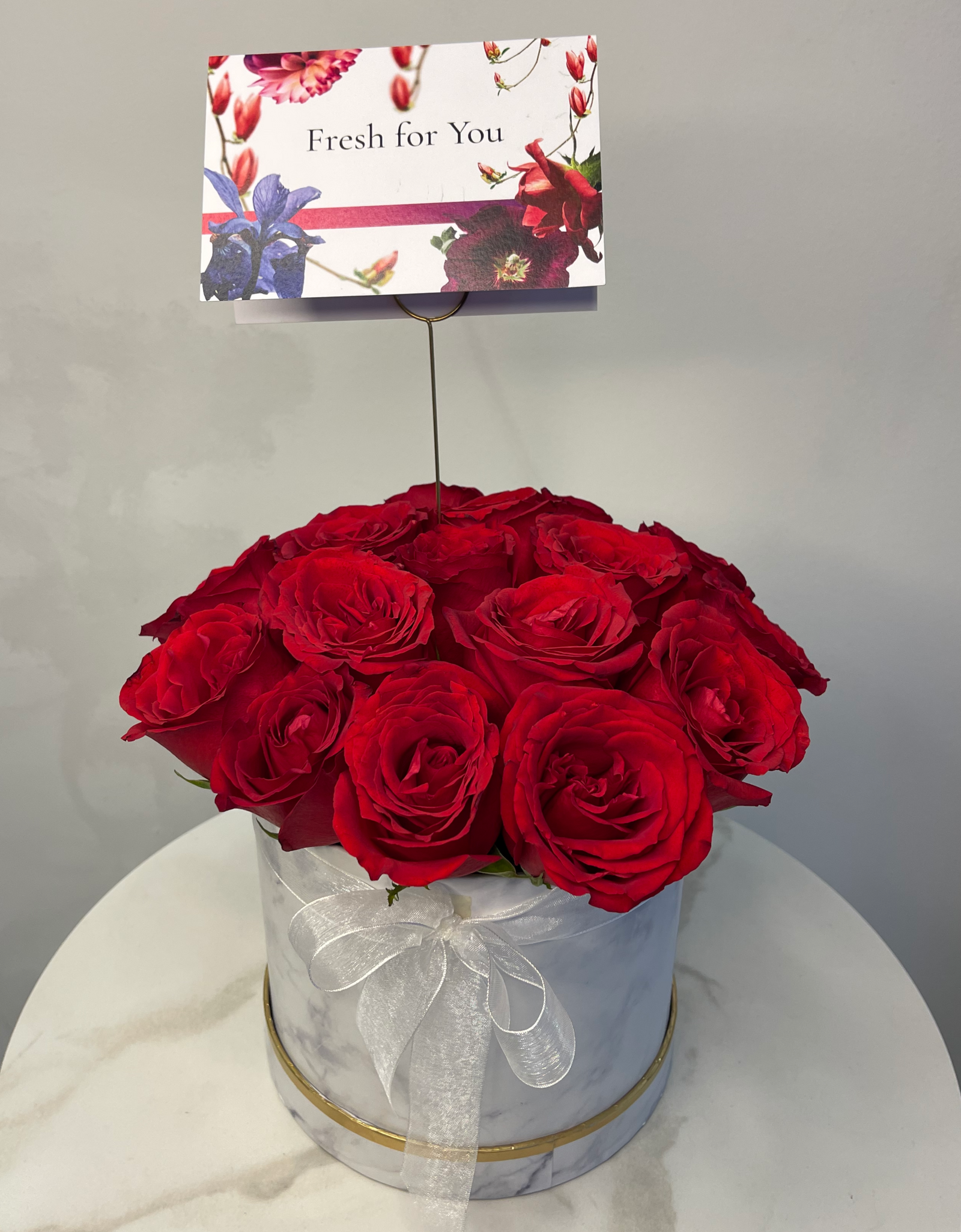 Red Rose in Elegant Bloom Box