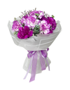 Amethyst Carnations in Bloom