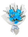 Fantasy 9 Blue Rose Bouquet