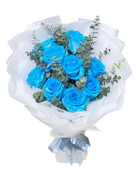Fantasy Blue Rose Bouquet