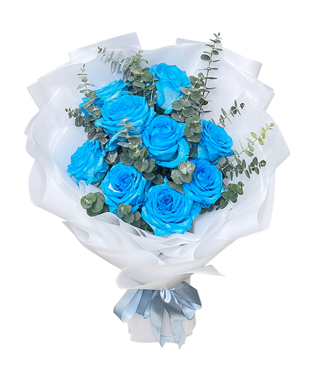 Fantasy Blue Rose Bouquet