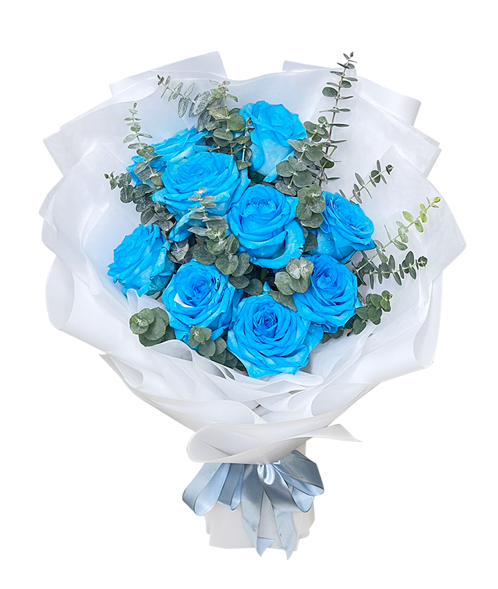Fantasy Blue Rose Bouquet