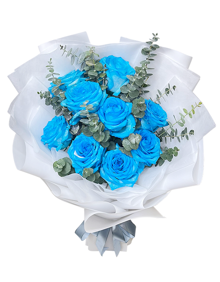Fantasy Blue Rose Bouquet