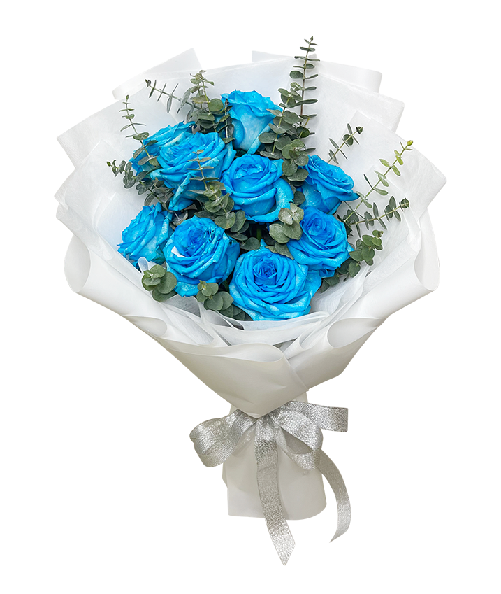 Fantasy Blue Rose Bouquet