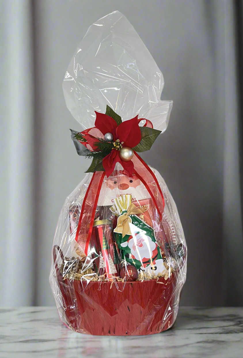 Santa's Red Christmas Gift Hamper