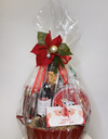 Santa's Red Christmas Gift Hamper with Wine