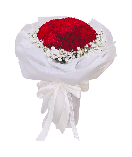Deepest Love Carnation Bouquet
