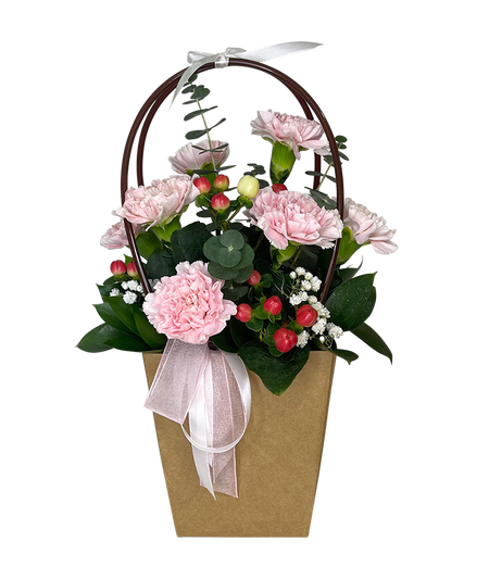 Pink Carnations Bloom Bag