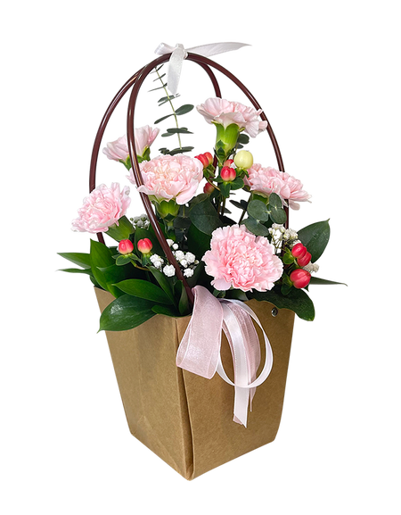 Pink Carnations Bloom Bag