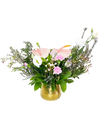 Lush Pink Anthurium Table Top Arrangement