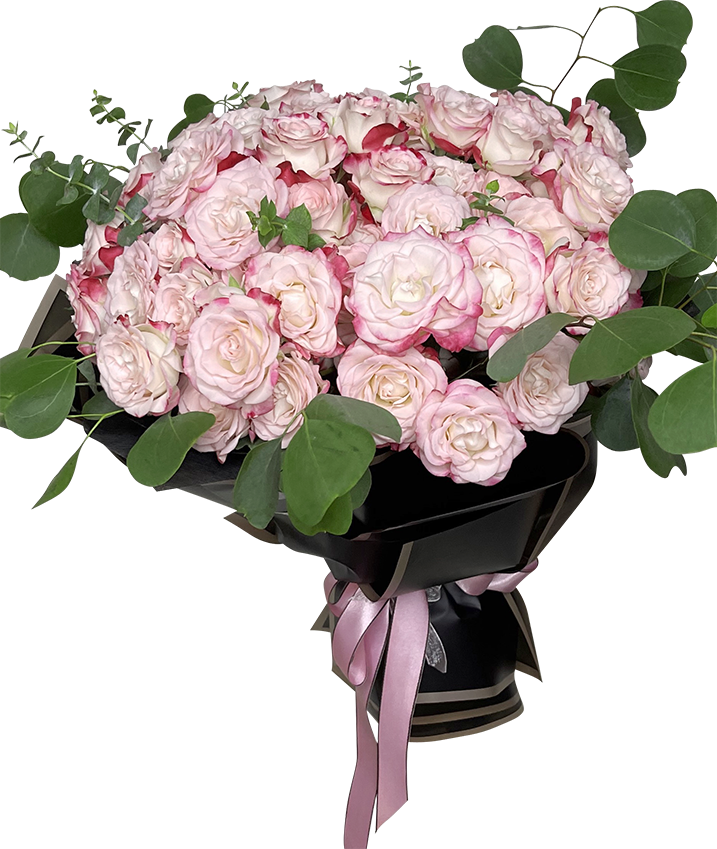 99 Miniature Roses | Sweet Love in Elegant Black