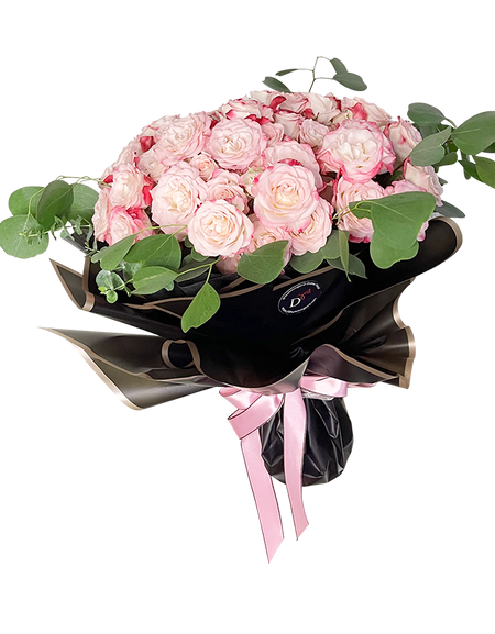 99 Miniature Roses | Sweet Love in Elegant Black