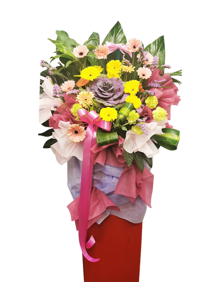 Blessings in Bloom I Congratulatory Flower Stand