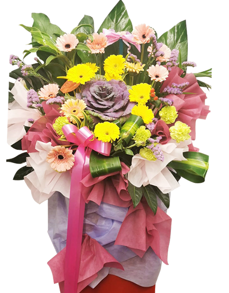 Blessings in Bloom I Congratulatory Flower Stand