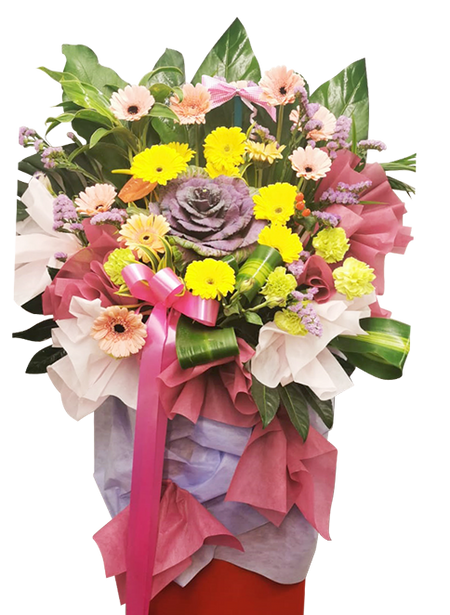 Blessings in Bloom I Congratulatory Flower Stand