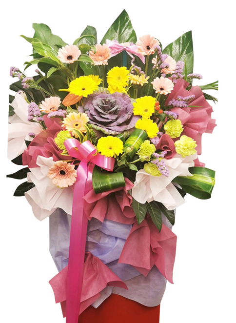 Blessings in Bloom I Congratulatory Flower Stand