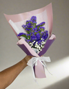 Modern Purple Statice Bouquet