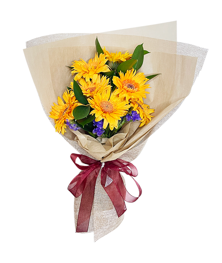 Sunlit Blooms Gerbera Bouquet