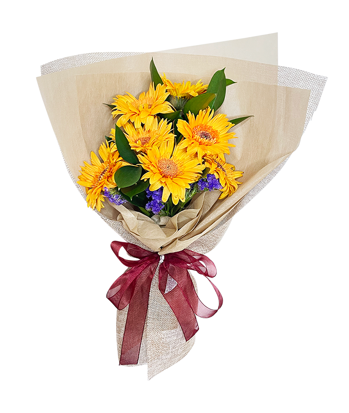 Sunlit Blooms Gerbera Bouquet