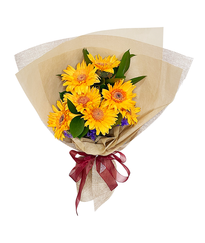 Sunlit Blooms Gerbera Bouquet
