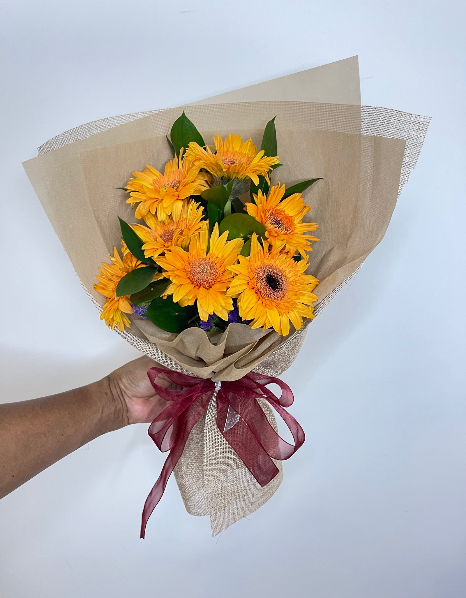 Sunlit Blooms Gerbera Bouquet